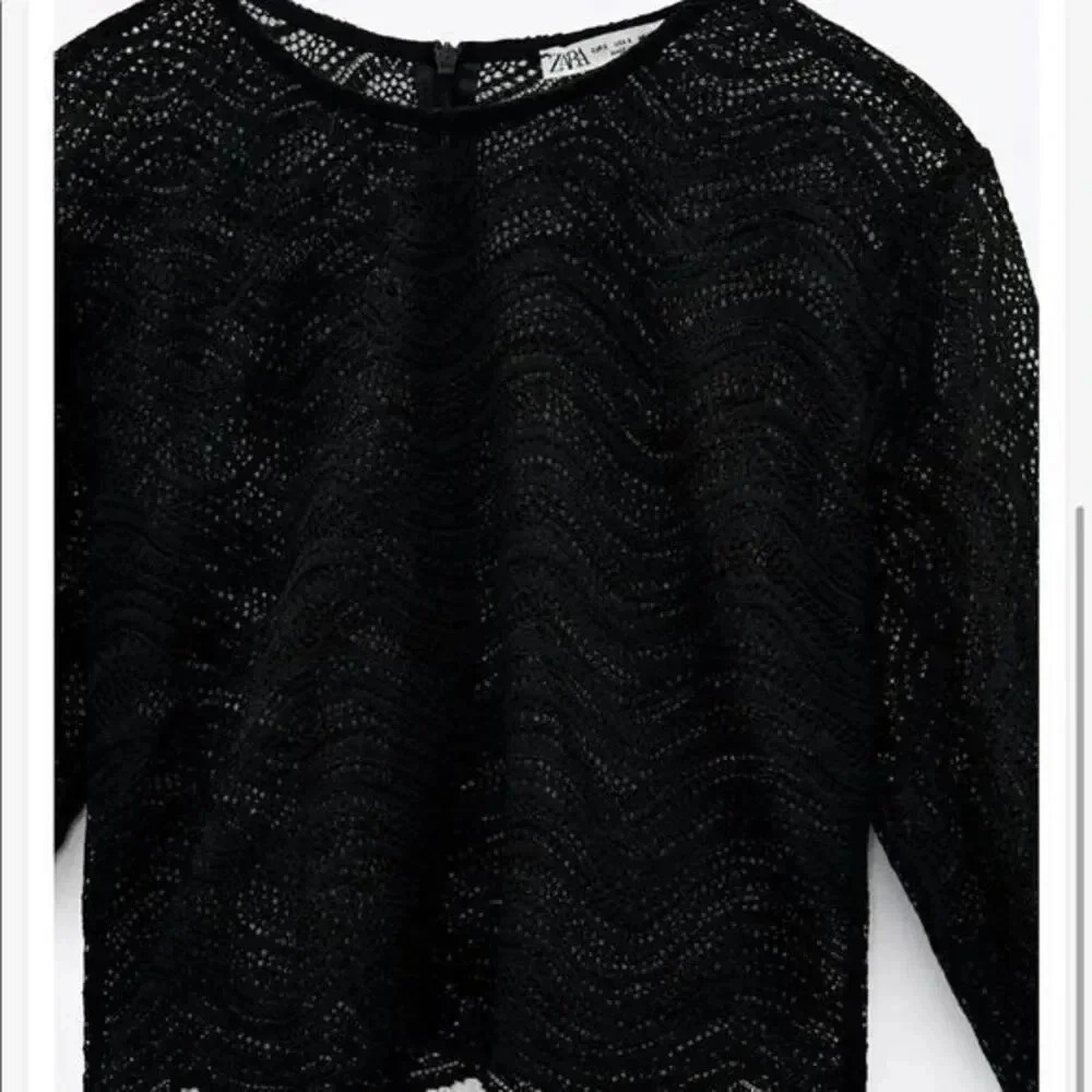 Zara lace top